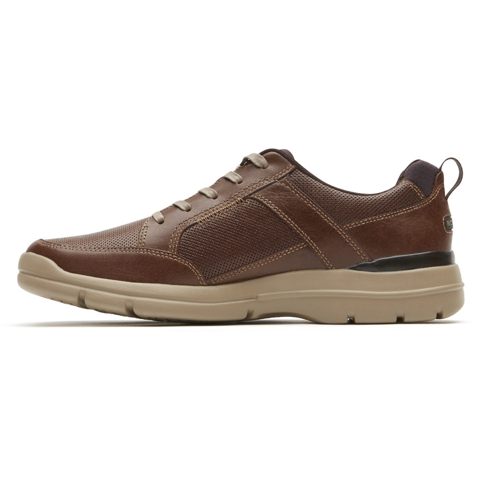 Rockport Mens City Edge Lace-Up - Sneakers Brown - OVD360285